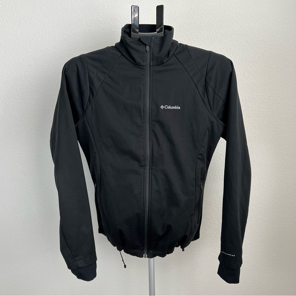 Columbia Omni-Heat Jacket Black Omni-Shield Full Zip Lightweight Womens S